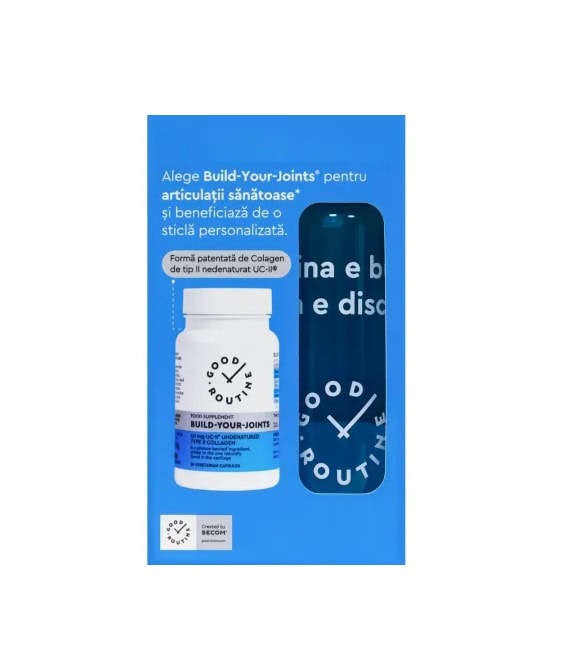 Pachet Build Your Joints, 30 Capsule + Sticla, Good Routine