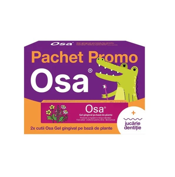 Pachet Gel Gingival Osa, 2x20 g, Dr. A. & L. Schmidgall