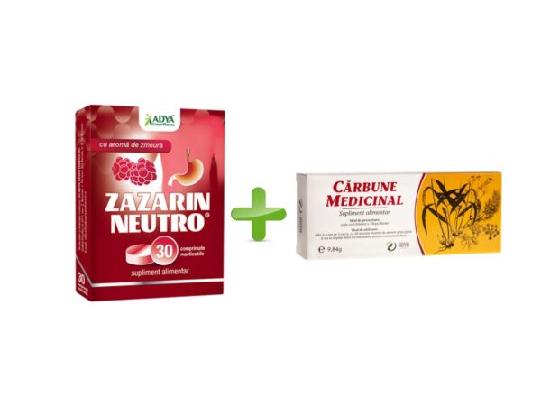 pachet-zazarin-neutro-zmeura-30-comprimate-carbune-medicinal-30-comprimate-adya-green-pharma-O35038-farmacia-morpheus Pachet Zazarin Neutro Zmeura , 30 Comprimate + Carbune Medicinal, 30 Comprimate, Adya Green Pharma