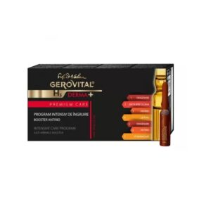Program Intensiv de Ingrijire H3 Derma Plus Premium Care, 7 Fiole, Gerovital