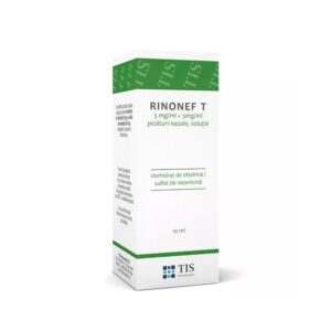Rinonef-T Picaturi Nazale, 5 mg/ml + 5 mg/ml, 10 ml, Tis Farmaceutic