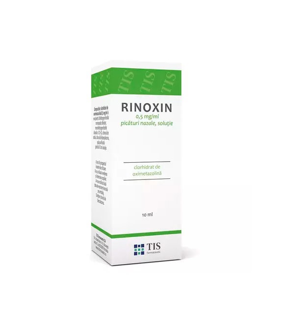 Rinoxin Solutie Nazala, 0,5 mg/ml,, 10 ml, Tis Farmaceutic