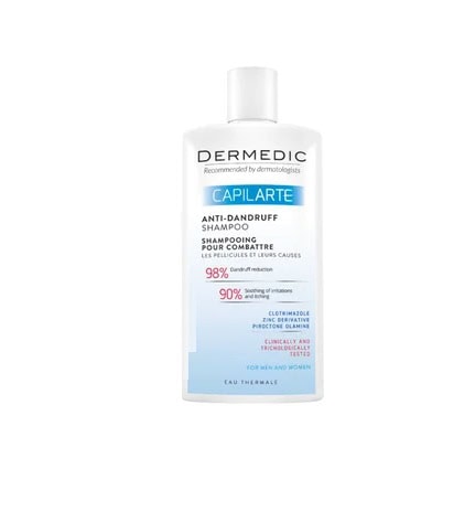 Sampon pentru Combaterea Matretii cu Clotrimazol Capilarte, 300ml, Dermedic