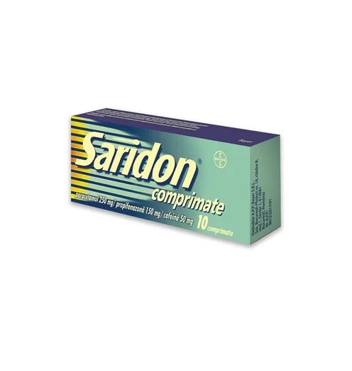 Saridon, 10 Comprimate, Bayer