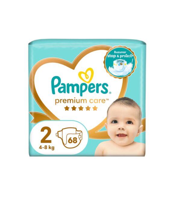 scutece-premium-care-value-pack-marimea-2-nou-nascut-4-8-kg-68-bucati-pampers-O41951-farmacia-morpheus Scutece Premium Care Value Pack, Marimea 2, Nou Nascut, 4-8 kg, 68 Bucati, Pampers