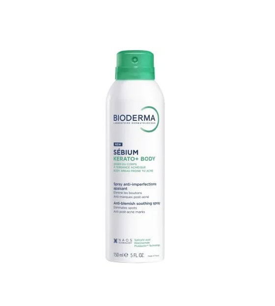 Spray Calmant Anti-Imperfectiuni pentru Corp Sebium Kerato+ Body, 150 ml, Bioderma