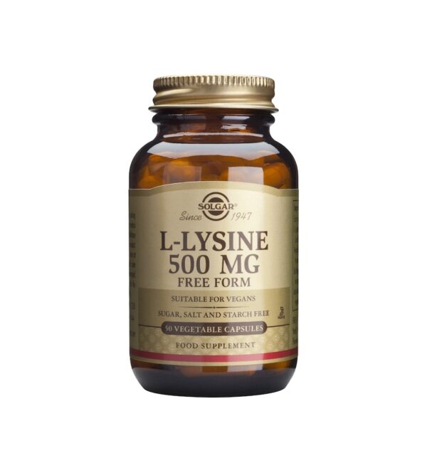 Supliment Alimentar L-Lizina 500mg , 50 Capsule, Solgar