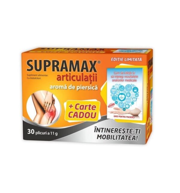 Supramax Articulatii Piersica, 30 Plicuri + Ghid Pacient Cadou, Zdrovit