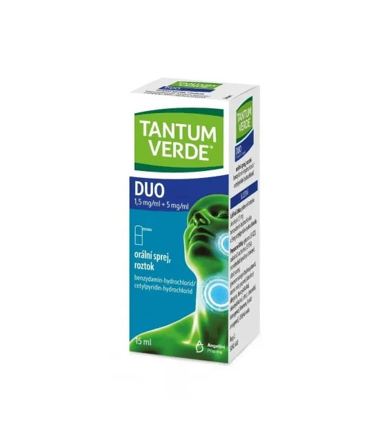 Tantum Verde Duo, Spray Bucofaringian, Solutie, 15 ml, Angelini