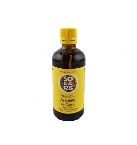 Ulei din Samburi de Caise Presat la Rece, 50ml, Solaris