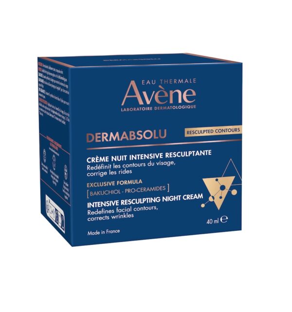 AVENE Dermabsolu Crema de Noapte Intensiva pentru Conturul Fetei, 40 ml