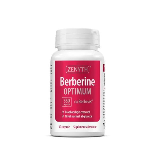 berberine-optimum-30-capsule-zenyth-O41395-farmacia-morpheus Capsule de berberine Zenyth, pentru metabolism sănătos și control glicemie.