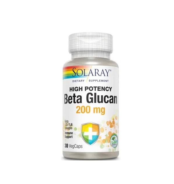 Beta Glucan, 200 mg, 30 Capsule Vegetale, Secom