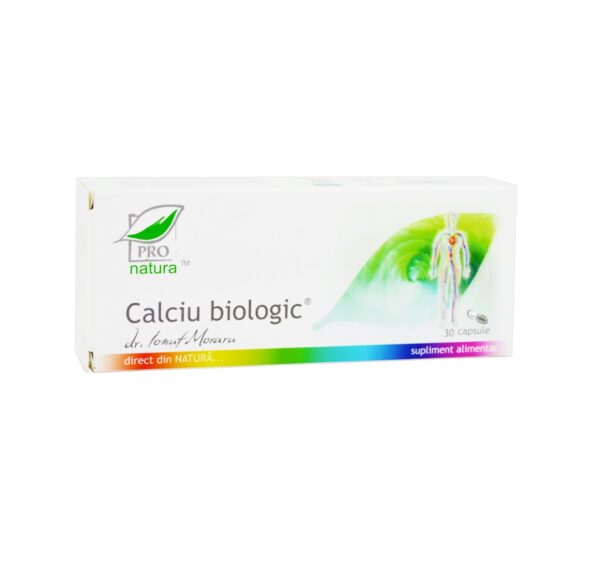calciu-biologic-30-capsule-pro-natura-O07604-farmacia-morpheus Calciu Biologic, 30 Capsule, Pro Natura