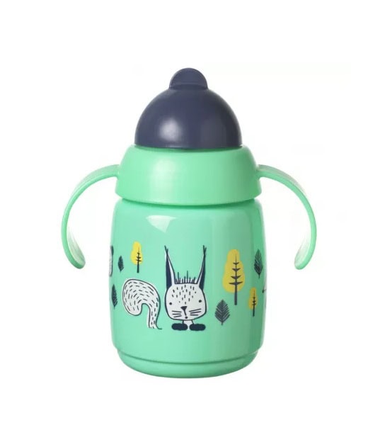cana-cu-pai-si-protectie-bacshield-6-luni-verde-tommee-tippee-O42022-farmacia-morpheus Cana cu Pai si Protectie Bacshield, + 6 Luni, Verde, Tommee Tippee