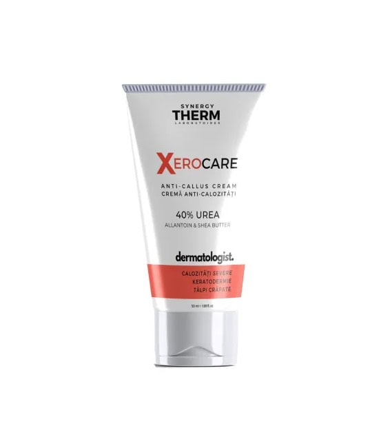 Crema Anti-Calozitati cu 40% Uree Xerocare Dermatologist, 50 ml, Synergy Therm