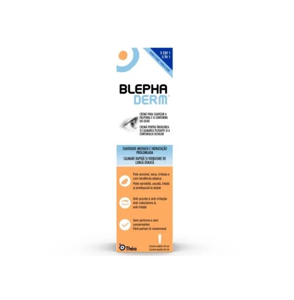 Crema pentru Pleoape si Ochi Blephaderm, 40 ml, Thea