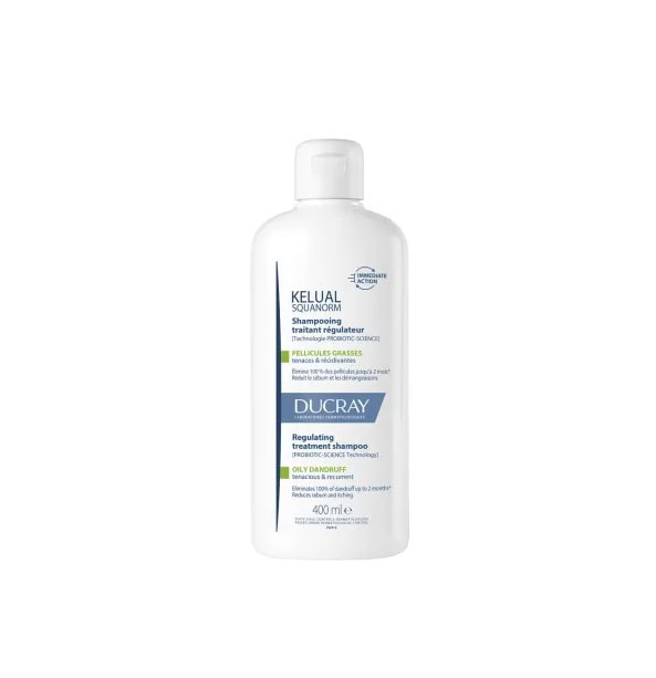 DUCRAY Kelual Squanorm Sampon Anti-Matreata Grasa , 400 ml