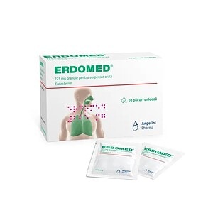 Erdomed spray pentru suspensie orală, tratament pentru sănătatea plămânilor și sistemului respirator.