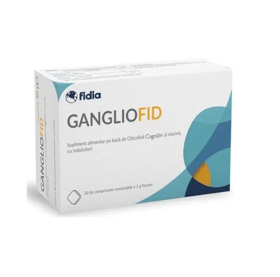 GanglioFid, 30 Comprimate Masticabile, Fidia