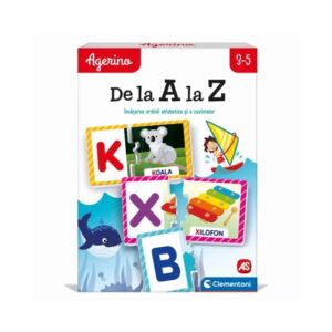Joc Educativ de la A la Z Agerino, 3 Ani+, Clementoni