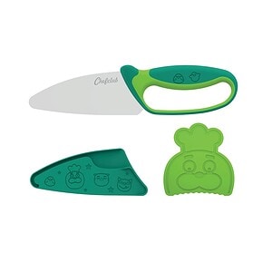 Kit Cutit de Bucatar pentru Copii, Verde, Chefclub Kids