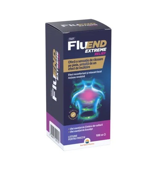 Lotiune pentru Frectie Fluend Extreme Relief, 100 ml, Sun Wave Pharma