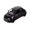 Macheta Metalica Fiat 500E, Scara 1:28, Negru, Kinsmart