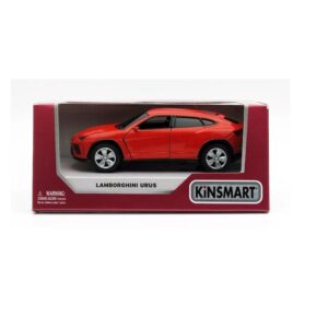 Macheta Metalica Lamborghini Urus, Scara 1:28, Oranj, Kinsmart