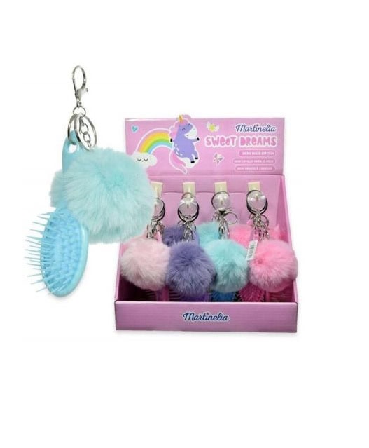Mini Perie de Par cu Pompon Little Unicorn, Martinelia