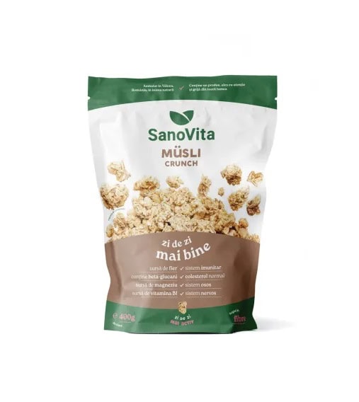 Musli Crunch, 400 g, Sanovita