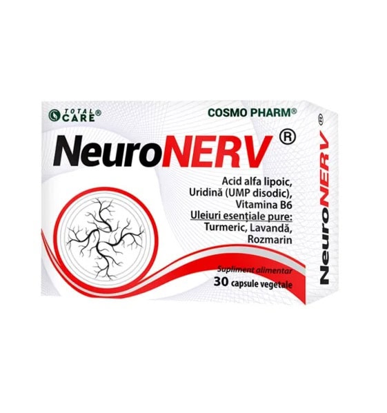 Neuronerv, 30 Capsule Vegetale, Cosmo Pharm