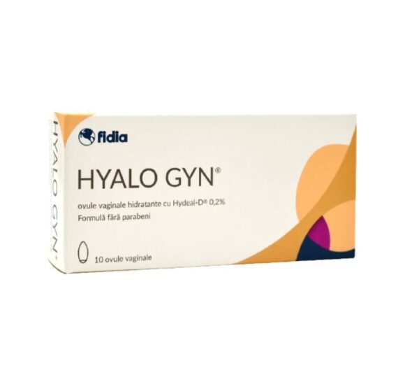 Ovule Vaginale Hidratante Hyalo Gyn, 10 Bucati, Fidia Farmaceutici