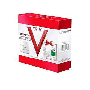 Pachet Crema Antirid Liftactiv HA, 50 ml + Crema de Noapte Liftactiv HA, 15 ml + Fluid cu SPF 50+ Capital Soleil, 3 ml + Sampon Anti-Matreata Dercos, 6 ml, Vichy