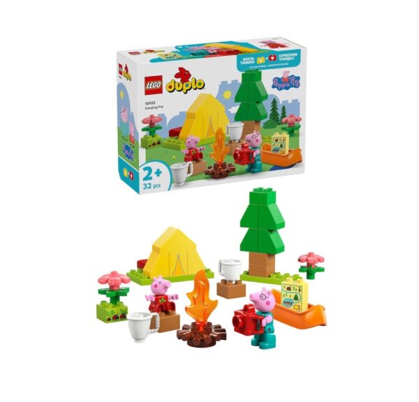 peppa-pig-excursie-cu-cortul-32-piese-lego-duplo-O41971-farmacia-morpheus Peppa Pig, Excursie cu Cortul, 32 Piese, Lego Duplo