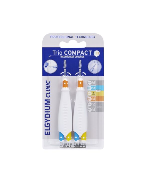 Periuta Interdentara Trio Compact Mix Narrow, 2 Bucati, Elgydium
