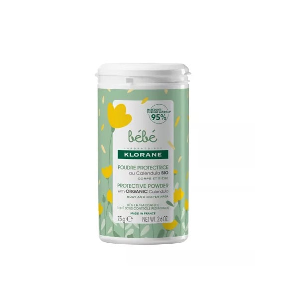 Pudra Protectoare pentru Bebelusi, 75 g, Klorane