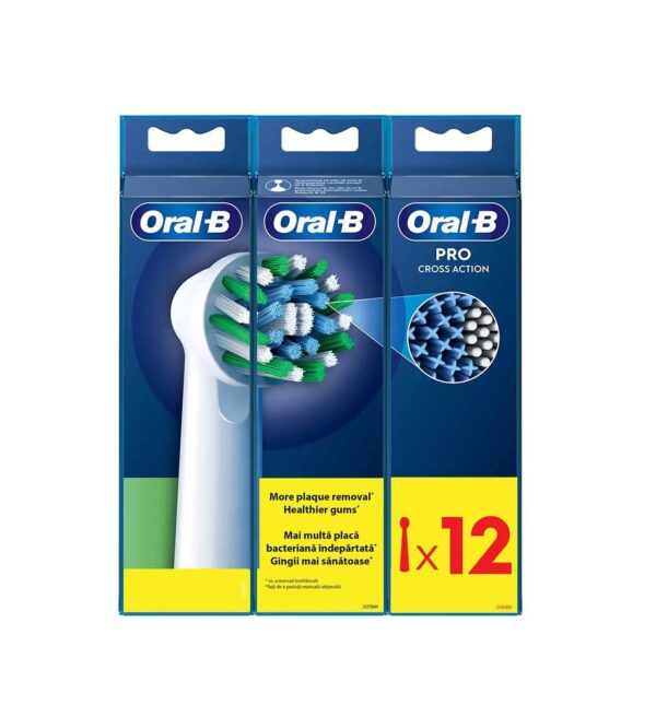 Rezerve Periuta de Dinti Electrica Pro Cross Action, 12 Bucati, Oral-B