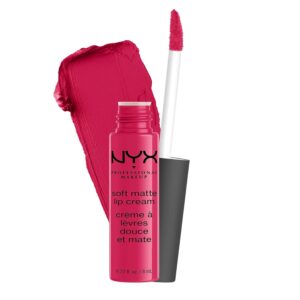 Ruj Lichid Mat cu Textura Lejera Soft Matte Lip Cream 05 Antwerp, 8 ml, NYX