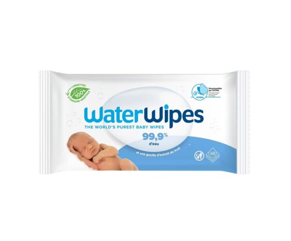 Servetele Umede Biodegradabile , 48 Bucati , WaterWipes