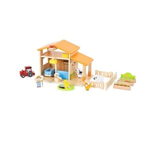 Set de Constructie pentru Copii, Prietenii de la Ferma, 21 Piese, Viga