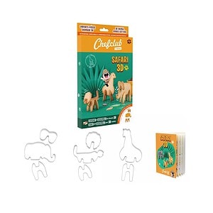 Set de Forme pentru Biscuiti Safari, Chefclub Kids