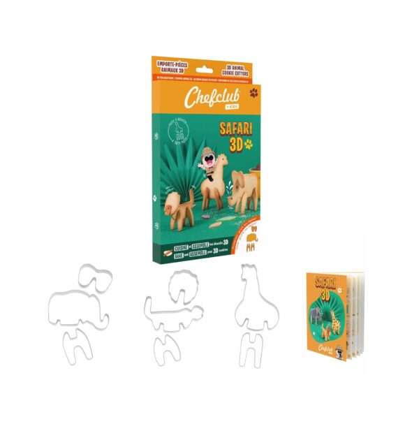 Set de Forme pentru Biscuiti Safari, Chefclub Kids