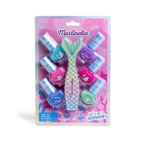 Set Manichiura Let's Be Mermaids, 6 Nuante, Martinelia
