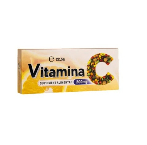 Vitamina C 200mg, 30 Comprimate, Adya Green Pharma