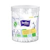 betisoare-de-urechi-cutie-rotunda-100-bucati-bella-O42437-farmacia-morpheus Bumbac pentru cosmetică Bella Cotton, ambalaj cu 100 de bucăți, în recipiente de plastic.