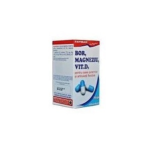 Tablete Bor, Magneziu, Vitamina D3 pentru sănătate și energie.