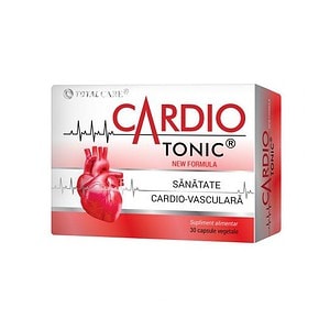 Capsule Cardio Tonic pentru sănătate cardiovasculară, supliment pentru inimă.
