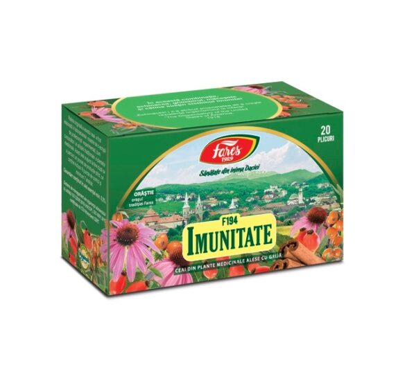 Ceai F194 Imunitate, plante medicinale, sănătate naturală, farmacie Morpheus, suplimente naturale, imunizare, remedii tradiționale.