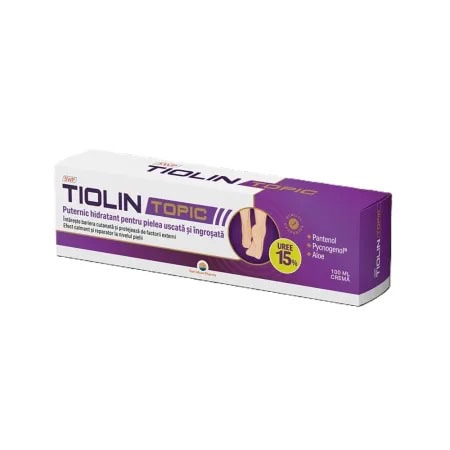 Hidratant pentru pielea uscata si intepata, Tiolin Topic 15%, crema protectoare si calmanta.